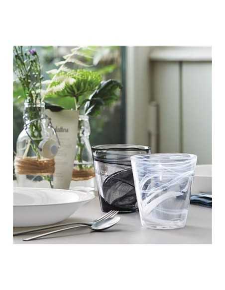 copia de Vaso 37 cl - Oz 12 1/2 - Color blanco luna - Dimensiones Ø 9.5 cm x 10.3h