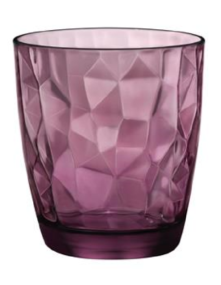 Bicchiere 30.5 cl - Oz 10 1/4 - Colore viola - Dimensioni Ø 8.4 cm x 9.2 h
