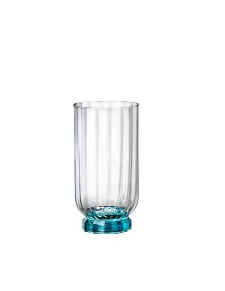 copy of Glass 43 cl - Oz 14 1/2 - Color Lucent Blue - Dimensions Ø 7.3 cm x 14.1 h
