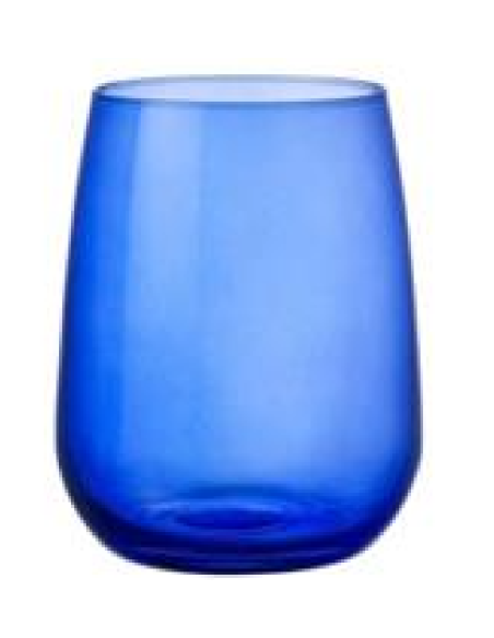 Bicchiere 42 cl - Oz 14 1/5 - Colore blu cobalto - Dimensioni Ø 8.5 cm x 10.5 h