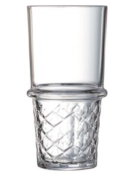 Bicchiere 40 cl - Oz 13 1/2 - Dimensioni Ø 7.8 cm x 15.6 h
