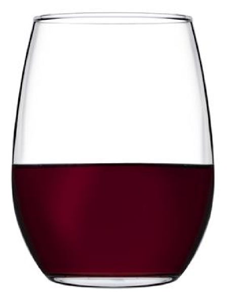 copy of Glass 57 cl - Oz 19 1/4 - Dimensions Ø 9.4 cm x 12 h