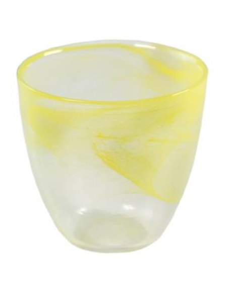 Bicchiere 25 cl - Colore giallo - Dimensioni Ø 8.5 cm x 10 h