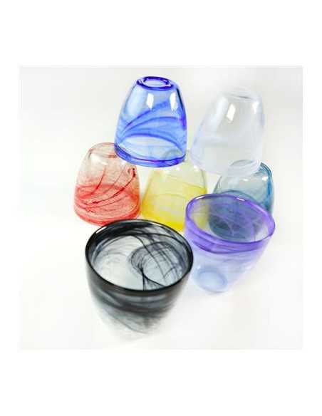 Bicchiere 25 cl - Colore viola - Dimensioni Ø 8.5 cm x 10 h