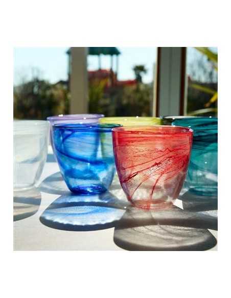 Bicchiere 25 cl - Colore viola - Dimensioni Ø 8.5 cm x 10 h