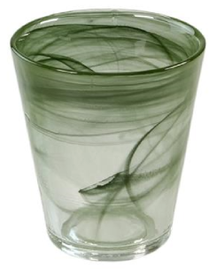 copy of Conical Glass 25 cl - Color green pine - Size Ø... 2