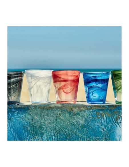 copia de Vaso cónico de 25 cl - Color rojo - Dimensiones Ø 8,5 cm x 10 h
