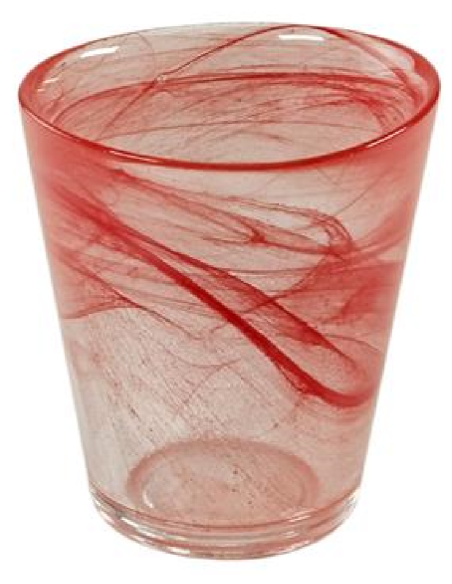 copia de Vaso cónico de 25 cl - Color rojo - Dimensiones Ø 8,5 cm x 10 h