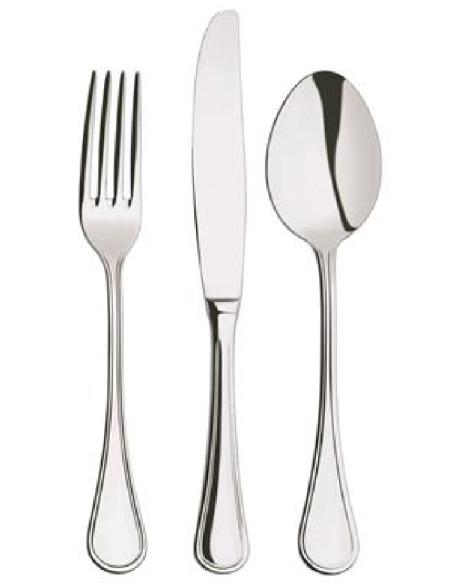 Coltello tavola - Spessore 3 mm - Dimensioni cm 23.9