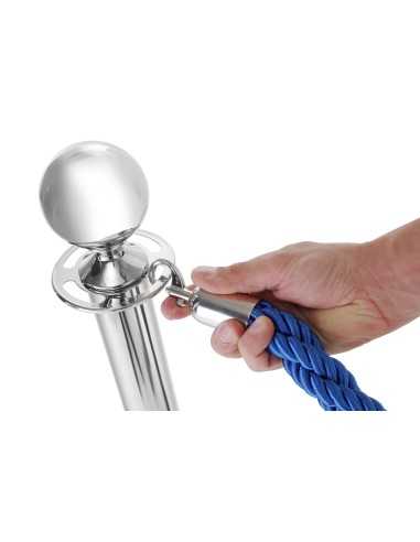 copy of Boundary cord - Blue - With satin hook...