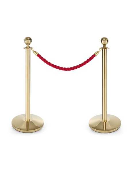 copy of Floor lamp with golden finish - In stainless steel - With base - mm Ø 360 x 1010h