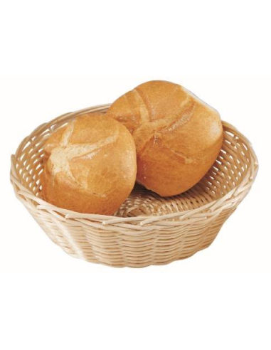 copy of Round rattan basket for bread - Dimensions 20 x 20 x 7 h cm