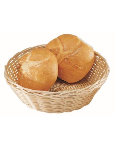 copy of Round rattan basket for bread -...