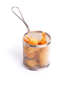 Mini cestelli per frittura - In acciaio inox - mm Ø 90 x 90h 2