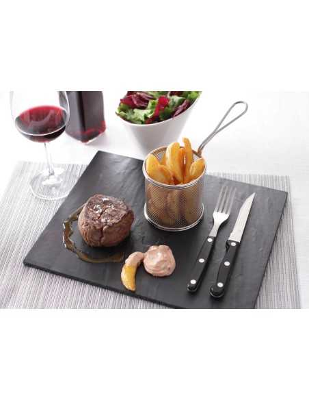 Mini cestelli per frittura - In acciaio inox - mm Ø 90 x 90h