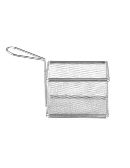 copy of Mini baskets for frying - In stainless steel - mm 125 x 100 x 85h