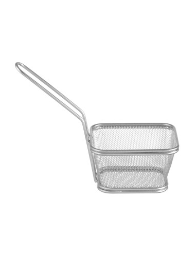 copy of Mini baskets for frying - Stackable - In stainless steel - mm 105 x 90 x 60h