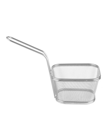 copy of Mini baskets for frying - Stackable - In stainless steel - mm 130 x 115 x 80h