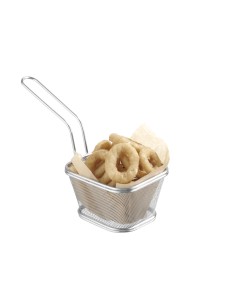 Mini cestelli per frittura - Impilabili - In acciaio inox... 2