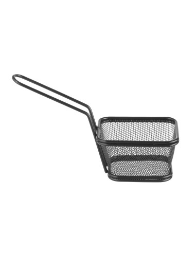 copy of Mini frying baskets - Stackable - In stainless steel - Matt black finish - mm 105 x 90 x 60h