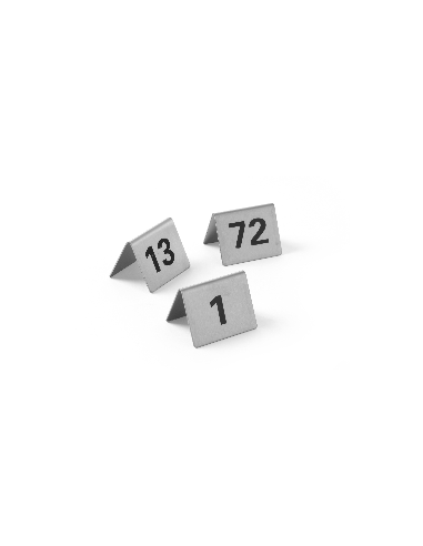 Set di targhette numerate da 37 a 48 - In...