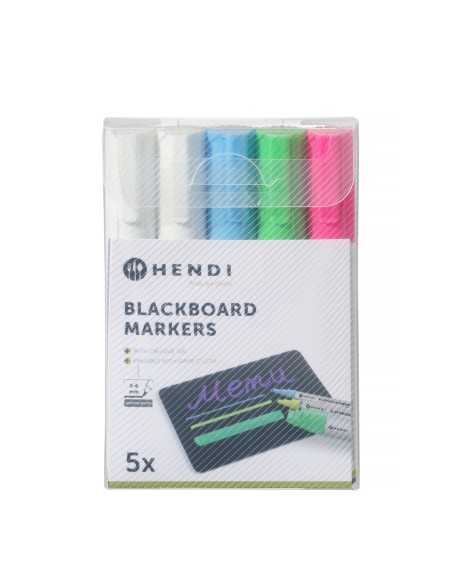 copy of Whiteboard markers - 5 colored pieces - Oblique tip - Line mm 6