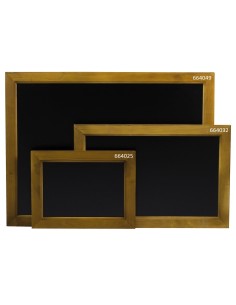 copy of Pizarra de pared - Negra - Con marco de madera -... 2