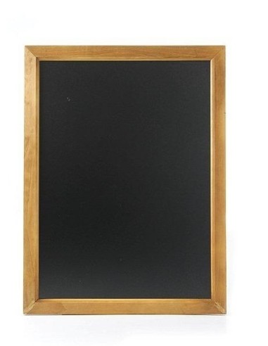 copy of Pizarra de pared - Negra - Con marco de madera - mm 600 x 800