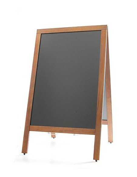 copy of Easel blackboard - Black - With wooden frame - mm 700 x 600 x 1200h