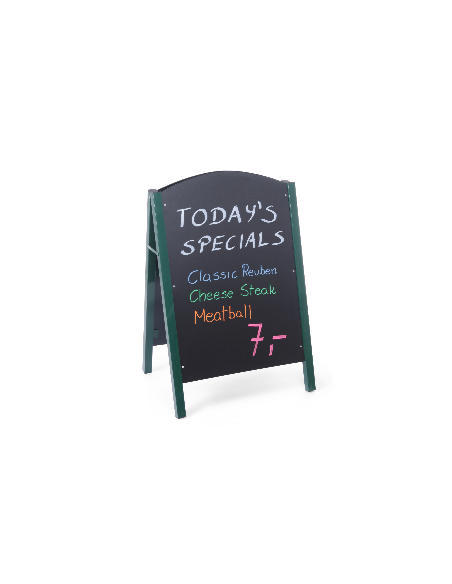copy of Easel blackboard - Black - With dark metal frame - mm 700 x 500 x 1100h