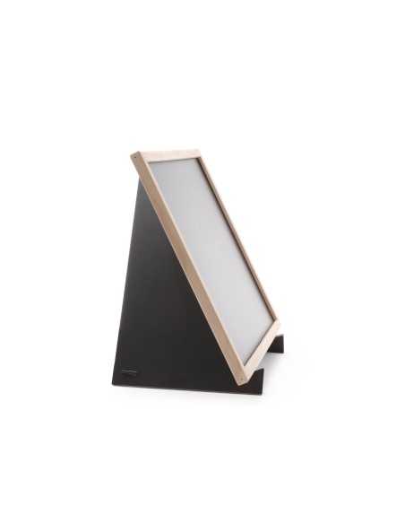 Lavagna grande - Nera - Con cornice in legno - Cavalletto incluso - mm 300 x 400