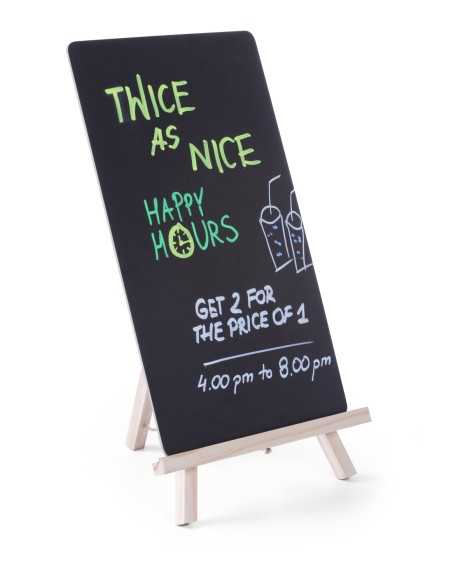copy of Blackboard - Black - With wooden shelf - mm 220 x 210 x 360h