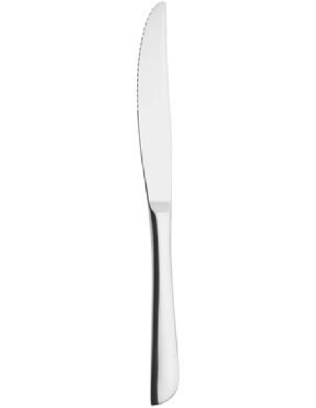 Coltello bistecca - Seghettato - Acciaio - Dimensioni cm 22.5