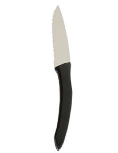 Coltello bistecca - Seghettato - Acciaio - Dimensioni cm...