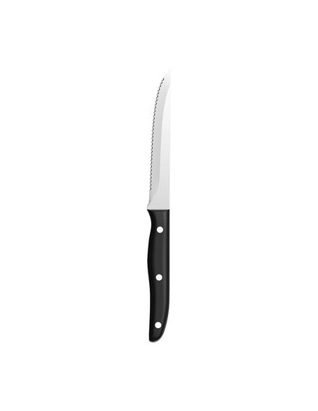Coltello bistecca - Seghettato - Acciaio - Dimensioni cm 21.8