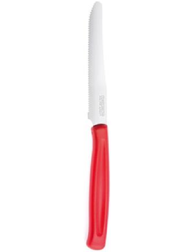 Coltello tavola - Colore rosso - Acciaio