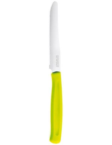 Coltello tavola - Colore verde - Acciaio