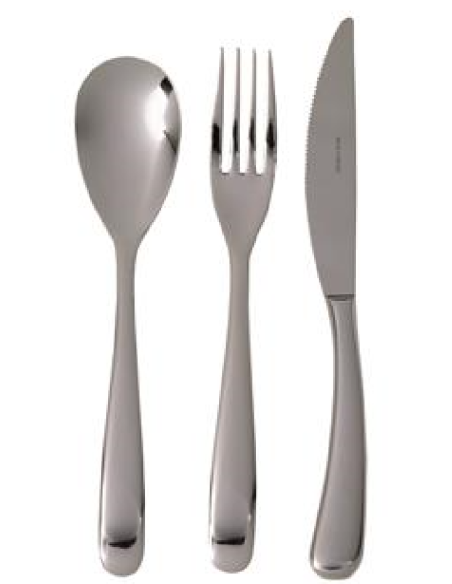 copy of Steak knife - serrated - steel - size 23 cm
