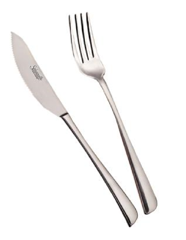 copy of Steak knife - serrated - steel - size...