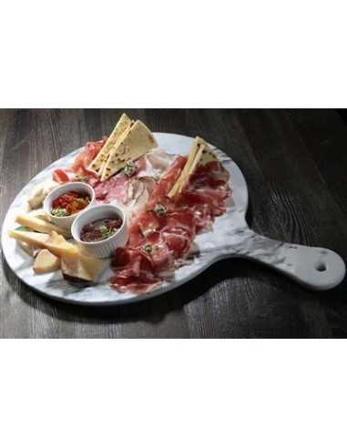 Tagliere tondo - Con manico - Dimensioni cm 32 Ø