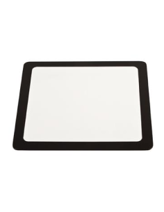 Vassoio quadro - Specchio - Bordo nero - Plastica -... 2