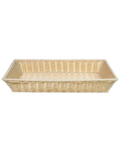 Cestino rettangolare - Polyrattan - Dimensioni cm 53 x 32... 2