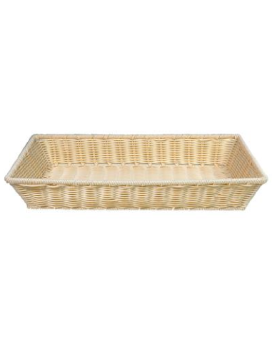 Cestino rettangolare - Polyrattan - Dimensioni...