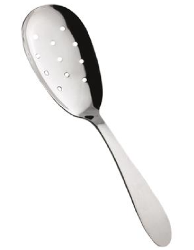 Cucchiaione riso forato - Inox - Dimensioni cm...