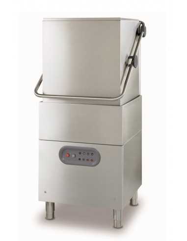 Hood dishwasher - Without pump - Square basket...