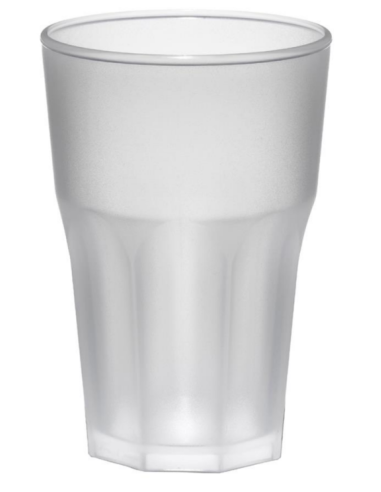 Bicchiere 40 cl - Polipropilene satinato - Dimensioni cm 8.3 Ø x 12 h