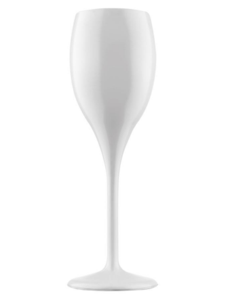 Calice flute 15 cl - Tritan bianco - Dimensioni cm 6.1 Ø x 20.5 h