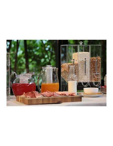 Caraffa - Capacità 230 cl - Acrilico - Portaghiaccio - Dimensioni cm 10 Ø x 23.5h