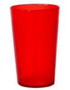 Bicchiere 15 cl - Colore arancione - Policarbonato