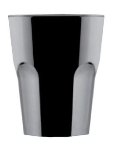 Bicchiere 29 cl - Colore nero - Policarbonato